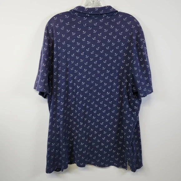Vintage Polo Ralph Lauren XL Men's Polo Nautical Boat Anchor Shirt - Picture 4 of 7